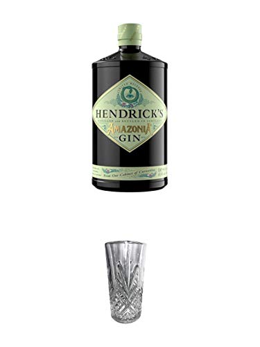 Hendricks - AMAZONIA - Gin 1,0 Liter + Hendricks Highball Gin Glas von 1a Schiefer