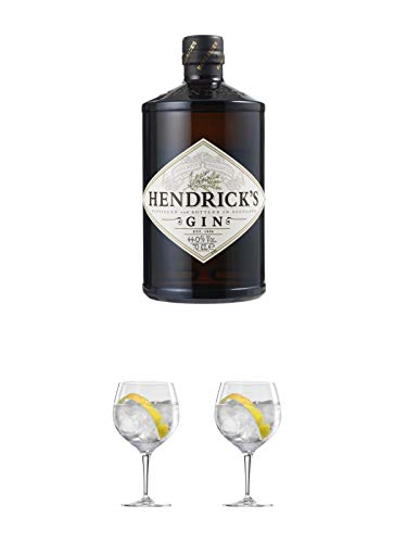 Hendricks Gin Small Batch 0,7 Liter + Ballon Bistro Cubata GIN Glas 1 Stück + Ballon Bistro Cubata GIN Glas 1 Stück von 1a Schiefer