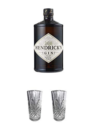 Hendricks Gin Small Batch 0,7 Liter + Hendricks Highball Gin Glas + Hendricks Highball Gin Glas von 1a Schiefer