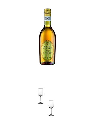 Henri Mounier BLANC 0,7 Liter + Nosing Gläser Kelchglas Bugatti mit Eichstrich 2cl und 4cl - 2 Stück von 1a Schiefer