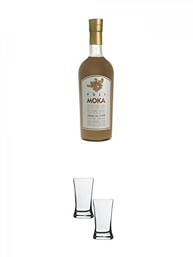 Jacopo Poli Kreme - Moka Crema al Caffe - 0,7 Liter + Stölzle Shotglas/Stamper 2 Stück 2050021 von 1a Schiefer