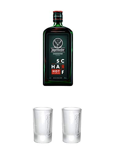 Jägermeister Charakter Scharf Hot Ginger aus Deutschland 0,7 Liter + Jägermeister Frozen Club Shot Glas 4 cl 1 Stück + Jägermeister Frozen Club Shot Glas 4 cl 1 Stück Jägermeister Charakter Scharf Hot Ginger aus Deutschland 0,7 Liter + Jägermeister Frozen Club Shot Glas 4 cl 1 Stück + Jägermeister Frozen Club Shot Glas 4 cl 1 Stück von 1a Schiefer