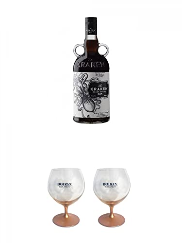 Kraken Black Spiced 0,7 Liter + Botran Rum Glas 1 Stück + Botran Rum Glas 1 Stück Kraken Black Spiced 0,7 Liter + Botran Rum Glas 1 Stück + Botran Rum Glas 1 Stück von 1a Schiefer