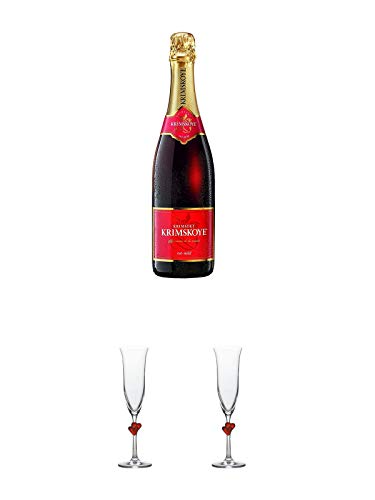 Krimskoye ROT mild Krimsekt Ukraine 0,75 Liter + Stölzle L'Amour Sektkelch rotes Herz - 3886207 + Stölzle L'Amour Sektkelch rotes Herz - 3886207 Krimskoye ROT mild Krimsekt Ukraine 0,75 Liter + Stölzle L'Amour Sektkelch rotes Herz - 3886207 + Stölzle L'Amour Sektkelch rotes Herz - 3886207 von 1a Schiefer