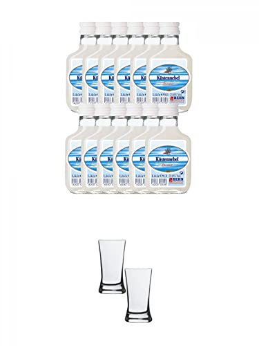 Küstennebel Miniatur 12 x 0,1 Liter + Stölzle Shotglas/Stamper 2 Stück 2050021 Küstennebel Miniatur 12 x 0,1 Liter + Stölzle Shotglas/Stamper 2 Stück 2050021 von 1a Schiefer