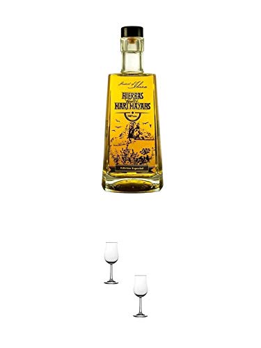 Mari Mayans Hierbas Edición Especial Likör 0,7 Liter + Nosing Gläser Kelchglas Bugatti mit Eichstrich 2cl und 4cl - 2 Stück Mari Mayans Hierbas Edición Especial Likör 0,7 Liter + Nosing Gläser Kelchglas Bugatti mit Eichstrich 2cl und 4cl - 2 Stück von 1a Schiefer
