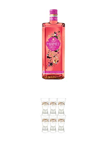 Miamee ROUGE Goldwasser Likör 0,7 Liter + Der Lachs Danziger Goldwasser Shotglas 2 cl 6 Stück Miamee ROUGE Goldwasser Likör 0,7 Liter + Der Lachs Danziger Goldwasser Shotglas 2 cl 6 Stück von 1a Schiefer