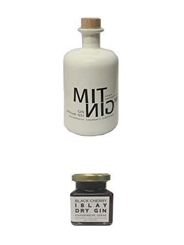 Mitnig 58 Gin - White - 0,5 Liter + Islay Dry Gin Black Cherry Sauerkirsche Marmelade 150 Gramm Mitnig 58 Gin - White - 0,5 Liter + Islay Dry Gin Black Cherry Sauerkirsche Marmelade 150 Gramm von 1a Schiefer