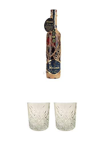 Mocambo Rum 20 Jahre 40% 0,5 Liter + Rum Glas 1 Stück + Rum Glas 1 Stück Mocambo Rum 20 Jahre 40% 0,5 Liter + Rum Glas 1 Stück + Rum Glas 1 Stück von 1a Schiefer