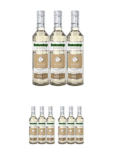 Moskovskaya SHOTZ Rockin Popcorn 3 x 0,5 Liter + Moskovskaya SHOTZ Rockin Popcorn 3 x 0,5 Liter + Moskovskaya SHOTZ Rockin Popcorn 3 x 0,5 Liter Moskovskaya SHOTZ Rockin Popcorn 3 x 0,5 Liter + Moskovskaya SHOTZ Rockin Popcorn 3 x 0,5 Liter + Moskovskaya SHOTZ Rockin Popcorn 3 x 0,5 Liter von ROCKIN`POPCORN