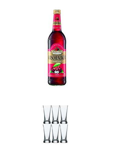 Nordbrand Kirschenlikör 0,7 Liter + Stölzle Shotglas/Stamper lang 6 Stück 2050020 Nordbrand Kirschenlikör 0,7 Liter + Stölzle Shotglas/Stamper lang 6 Stück 2050020 von 1a Schiefer