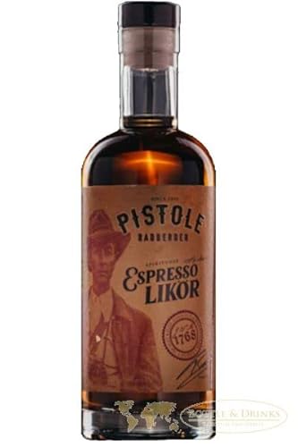 Pistole Espresso Likör 28% 0,5 Liter von 1a Schiefer