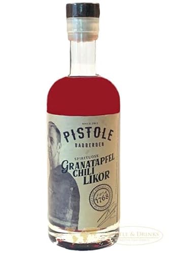 Pistole Granatapfel-Chili Likör 18% 0,5 Liter von 1a Schiefer