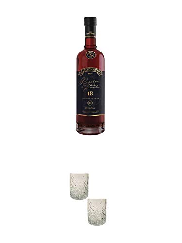 Ron Centenario 18 Solera Fundacion Costa Rica 0,7 Liter + Rum Gläser 2 Stück Ron Centenario 18 Solera Fundacion Costa Rica 0,7 Liter + Rum Gläser 2 Stück von 1a Schiefer