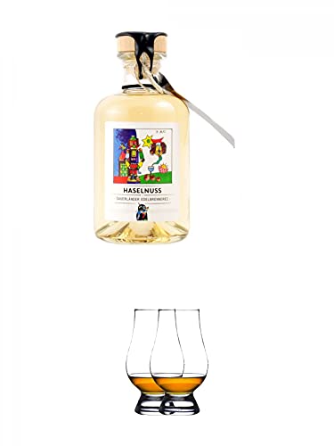Sauerländer Haselnuss Spirituose FASSGELAGERT 0,35 Liter + The Glencairn Glas Stölzle 2 Stück Sauerländer Haselnuss Spirituose FASSGELAGERT 0,35 Liter + The Glencairn Glas Stölzle 2 Stück von 1a Schiefer