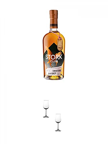 Stork Club SMOKY RYE 50% Whisky Deutschland 0,50 Liter + Nosing Gläser Kelchglas Bugatti mit Eichstrich 2cl und 4cl - 2 Stück Stork Club SMOKY RYE 50% Whisky Deutschland 0,50 Liter + Nosing Gläser Kelchglas Bugatti mit Eichstrich 2cl und 4cl - 2 Stück von 1a Schiefer
