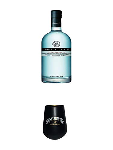 The London No. 1 Gin 1,0 Liter Magnum + Amuerte GIN GLAS von 1a Schiefer