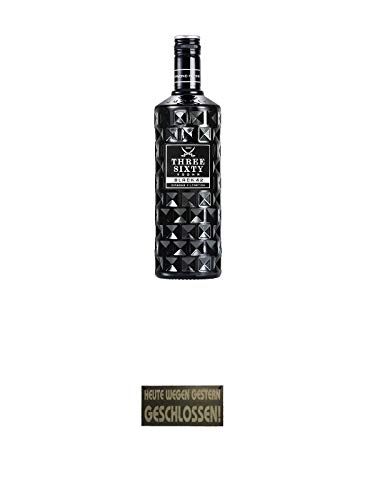 Three Sixty Black 42 Vodka 0,7 Liter + Schieferschild HEUTE WEGEN GESTERN GESCHLOSSEN mit Lederband und Lochung 20 x 40 cm Three Sixty Black 42 Vodka 0,7 Liter + Schieferschild HEUTE WEGEN GESTERN GESCHLOSSEN mit Lederband und Lochung 20 x 40 cm von 1a Schiefer