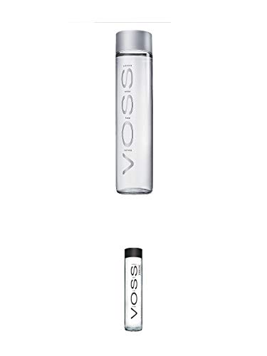 Voss Artesian STILL Gletscher Wasser in Glasflasche 0,8 Liter + Voss Artesian SPARKLING Gletscher Wasser in Glasflasche 0,8 Liter von 1a Schiefer