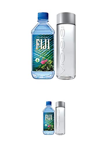 Voss & Fiji Mineralwasser 2er Probierset + Voss & Fiji Mineralwasser 2er Probierset von 1a Schiefer