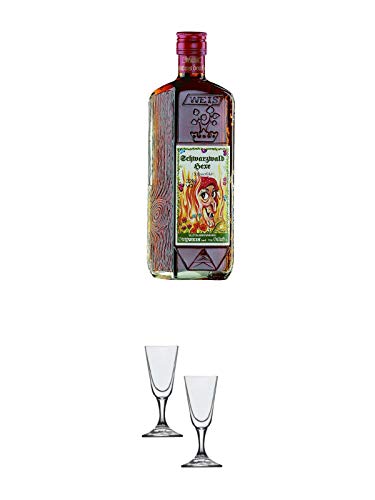 Weis Schwarzwald - HEXE - 32% 0,5 Liter + Stölzle Likörglas/Stamper 2 Stück 3030005 Weis Schwarzwald - HEXE - 32% 0,5 Liter + Stölzle Likörglas/Stamper 2 Stück 3030005 von 1a Schiefer