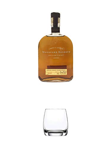 Woodford Reserve Distillers Select USA 0,7 Liter + Spiegelau Whiskybecher Festival 1 Glas von 1a Schiefer
