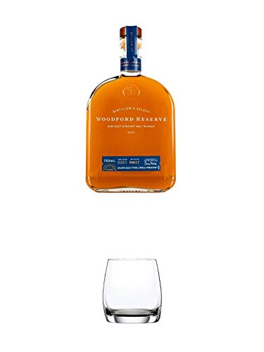 Woodford Reserve - Kentucky Straight MALT Distillers Select - USA 0,7 Liter + Spiegelau Whiskybecher Festival 1 Glas von 1a Schiefer