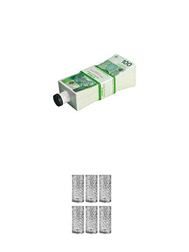 Zlatogor BANKNOTE 0,35 Liter + 9 Mile Highball Vodka Glas 6 Stück Zlatogor BANKNOTE 0,35 Liter + 9 Mile Highball Vodka Glas 6 Stück von 1a Schiefer