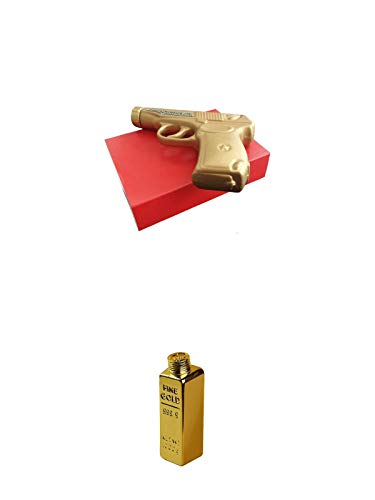 Zlatogor Wodka Makarov - GOLD - 0,10 Liter + Zlatogor Goldbarren mit Wodka 0,2 Liter Zlatogor Wodka Makarov - GOLD - 0,10 Liter + Zlatogor Goldbarren mit Wodka 0,2 Liter von 1a Schiefer