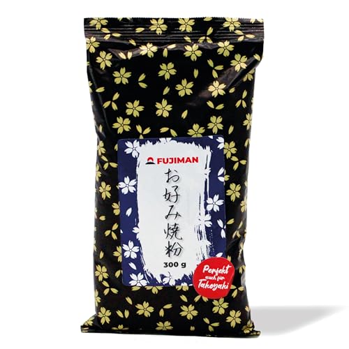 Okonomiyakiko, Okonomiyaki Teig Mehl für japanische Pfannkuchen | 300 g Mehl für 6 Portionen Okonomiyaki | vegan von 1mal1japan