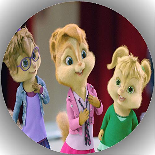 Fondant Tortenaufleger Tortenbild Geburtstag Alvin und die Chipmunks L20 von 24