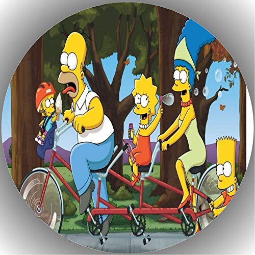 Fondant Tortenaufleger Tortenbild Geburtstag Simpsons L10 von 24