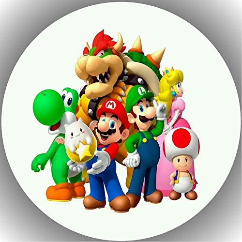 Premium Esspapier Tortenaufleger Tortenbild Geburtstag Super Mario L22 Premium Esspapier Tortenaufleger Tortenbild Geburtstag Super Mario L22 von 24