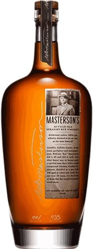 Masterson's 10 Jahre Straight Rye Whiskey 0,7 L von 35 Maple Street Spirits