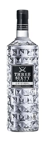 Three Sixty Vodka Original 3 Liter (37,5%-VOL) Große Flasche (1x3L) von 360° Three Sixty
