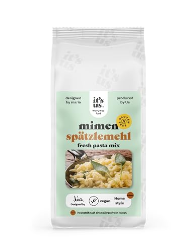 500 g Spätzle Mehlmischung vegan und glutenfrei I Spätzlemehl, geeignet für die Zubereitung von Spätzle, Nudeln, Strudeln und Suppeneinlagen von 365forlife