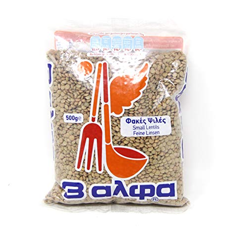 3 Alpha kleine Linsen, 500 g, griechisches Produkt. von 3Alfa