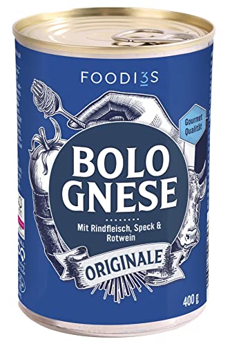 3FOODIES Bolognese Originale | Nudelsauce nach DER Rezeptur aus Bologna | Mit Rinderhack & Rotwein 3FOODIES Bolognese Originale | Nudelsauce nach DER Rezeptur aus Bologna | Mit Rinderhack & Rotwein von ODIPPO