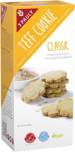 3 PAULY Teff Cookie Classic glutenfrei (1 x 125 g) von 3 PAULY