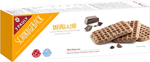 3 Pauly Schokogebäck - glutenfrei, 1er-Pack (1 x 125 g) von 3 Pauly