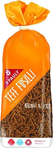 3 Pauly Teff Spiralen ohne Ei - glutenfrei, 4er Pack (4 x 500 g) von 3PAULY