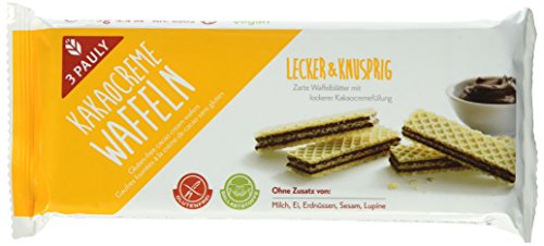 3 Pauly Kakao Creme Waffeln - glutenfrei (1 x 125 g) von 3 Pauly