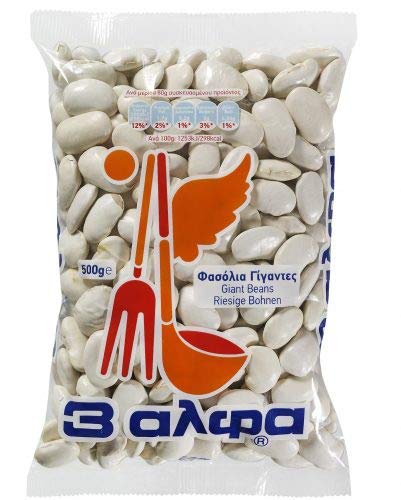 Greek Giant Beans, Gigantes (3alpha) 500g von 3alpha