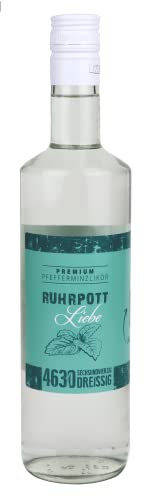 Ruhrgebiet Premium Pfefferminz Likör | Ruhrpott Liebe | 0,7L | 18% Vol. von 4630 sechsundvierzig dreissig