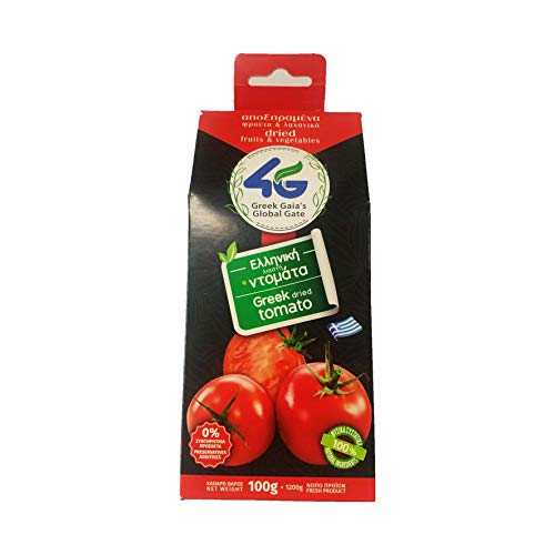 4G - Griechische getrocknete Tomate, 2er Pack x 100 g (Insgesamt: 200 g) von 4G Greek Gaia's Global Gate