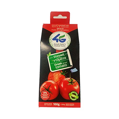 4G - Griechische getrocknete Tomate, 2er Pack x 100 g (Insgesamt: 200 g) von 4G Greek Gaea's Global Gate