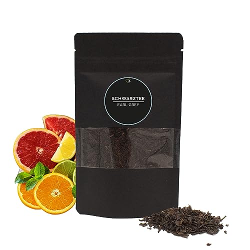 Schwarztee Earl Grey - Vegan - 100% Handarbeit aus Österreich - Schwarztee lose - ohne künstliche Aromen - Unterstützt Stoffwechsel und Kreislauf- 40 g von 4betterdays.com NATURlich leben!