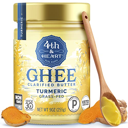 4th & Heart - Grass-Fed Ghee Clarified Butter Turmeric - 9 oz. 4th & Heart - Grass-Fed Ghee Clarified Butter Turmeric - 9 oz. von 4th & Heart