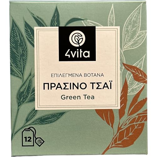 Grüner Tee - 4vita - (Box / 12 Teebeutel á 1,5 g) von 4Vita