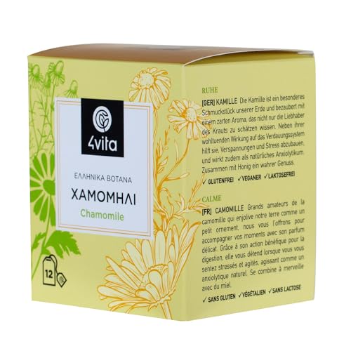 Kamillen Tee - 4vita - (Box / 12 Teebeutel á 1,5 g) von 4Vita